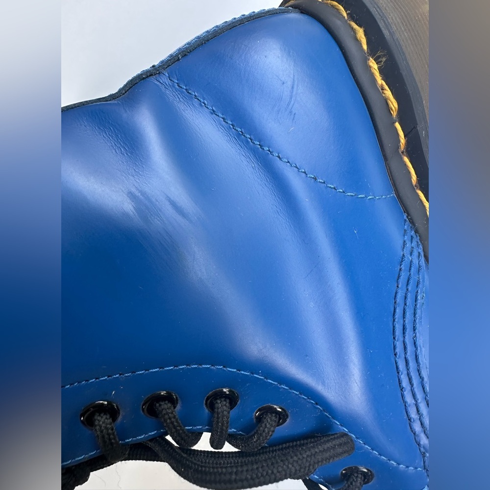 Dr. Martens Blue 1460 Lace-Up Leather Boots, size 5 women, 4 men - Picture 12 of 14
